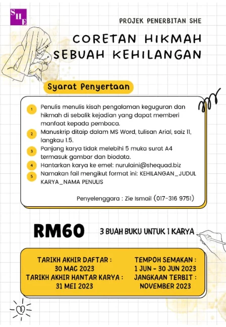 Projek Buku Coretan Hikmah Sebuah Kehilangan-img